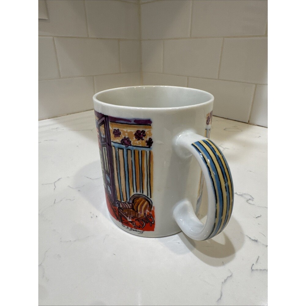 Chaleur Masters Collection Coffee Mug Cup D. Burrows Raoul Dufy Window Opening - Picture 2 of 11